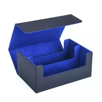 Колода коллекционных карт с магнитным загрузчиком PU вмещает в себя большую банку для хранения 66 магнитных вертикальных игровых карт чехол для хранения карт коллекционная карта роскошный магнитный чехол для колоды