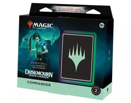 Колода Командира Зала Ужасов Английская версия Коллекционной Карты MTG Wizards of the Coast DSK D34470000 Magic Duskmorne Mount Dead