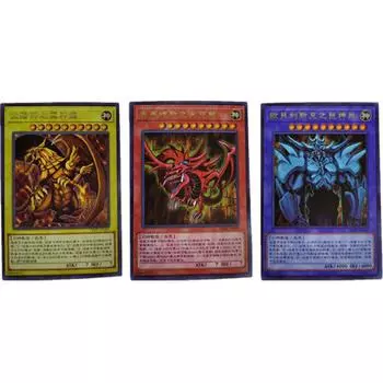 Колода Three Phantom Demons Аниме Оригинал Колода Three Phantom Gods Олиха Конг Колода Three Phantom Gods Игра престолов Карты A(3pcs\u002Fset)