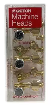 Колок для гитары GOTOH, золотой SG381-MG-T-07-L6-GG 07223GYTX/D золотой