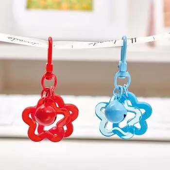 Колокольчик Акриловая звезда Брелок Kawaii Пятиконечная звезда Подвеска Ажурная звезда Брелок Сумка Подвеска красный