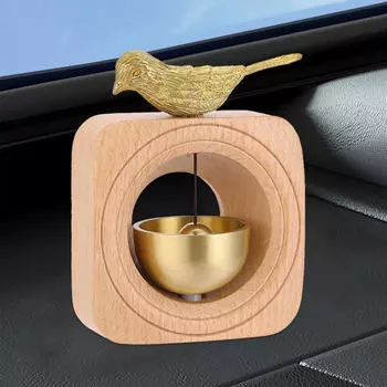 Колокольчик для владельцев магазинов, небольшой квадратный винтажный деревянный дверной звонок для кафе, сада, бизнеса