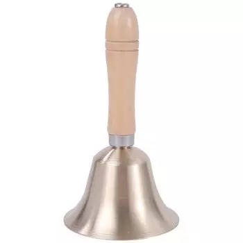 Колокольчик Lubonarie, колокольчик для ужина, колокольчик для джекпота, дверной звонок настольного типа, чрезвычайно прочный, машущий рукой, высота лотереи 15 см (бронза) бронзовый