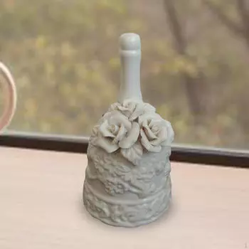 Колокольчик Обеденный стол Звонящий колокольчик Керамический декоративный рождественский юбилейный ужин