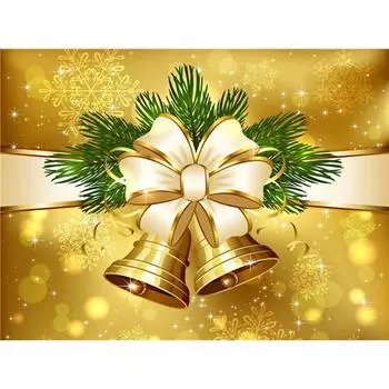 Колокольчик Полный Дисплей DIY Алмазная Картина Алмазная Мозаика Рождественские Стразы Картинки Алмазное Искусство 20X30CM