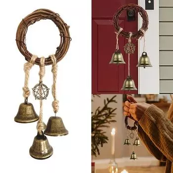 Колокольчик ведьмы, дверные подвески, подвесной колокольчик ведьмы, магическая защита, декор 8cm