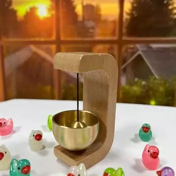 Колокольчик ветра из латуни Дофамин Креативный подвесной звонок для спальни Входная дверь Медитация Летний японский декоративный колокольчик для украшения двери