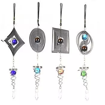 Колокольчики Ветра Вращающийся подвесной декор для окна Ветер Колокольчик Украшение для дома Декор для двора Скандинавское милое украшение для ветра Подарок на день рождения