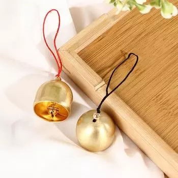 Колокольчики звенят металлическим рождественским колокольчиком из чистой меди, мини-колокольчиком для коровы, декоративным винтажным подвесным колокольчиком для защиты от кражи