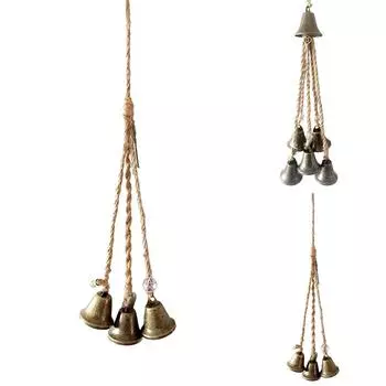 Колокола ведьмы Защита двери Подвесные колокольчики Очарование Бохо Колокольчики Подвесные украшения