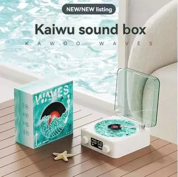 Колонки для прослушивания белого шума в стиле ретро, беспроводная связь Bluetooth, аудио, настольные украшения, светодиодный ночной светильник, подарок на день рождения