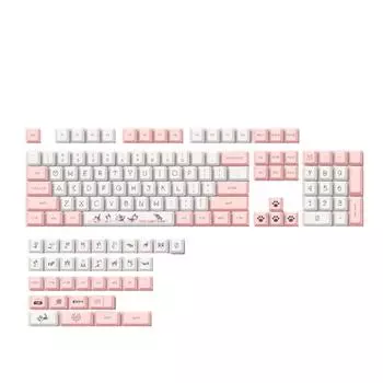 Колпачки клавиш для механической клавиатуры DA Profile 138Keys Dye Sub Cheese для колпачков клавиш, совместимых с MX