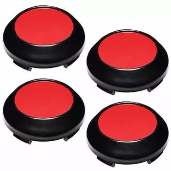 Колпачок центра колеса Negus, наружный диаметр 64 мм, диаметр отверстия 57 мм, упаковка из 4 шт., простой, общего назначения, для самостоятельной сборки, совместимый с ABS, Honda, Suzuki, Toyota, Nissan, Subaru, Maz