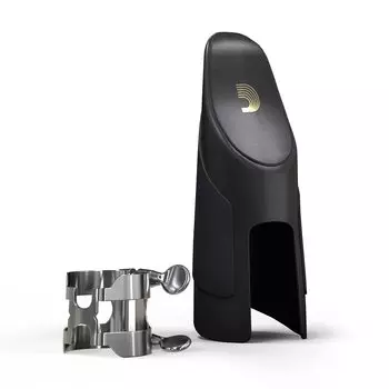 Колпачок для лигатуры WoodWinds для альт-саксофона HAS1S, посеребренная пластина D Addario D Addario и H-лигатура []