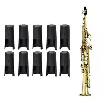 Колпачок для мундштука саксофона Alto BE, универсальный пластиковый защитный колпачок, головка для мундштука саксофона, кожаная лигатура для кларнета