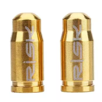 Колпачок для воздушного клапана шины обода велосипеда Presta TC4 из титанового сплава, пылезащитный чехол, колпачок для клапана из 2 частей, колпачок для клапана Presta Style,