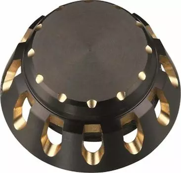 Колпачок ручки Daiwa SLP WORKS LPW Spinning Handle Cap S для катушки с безынерционной катушкой Gunmetal SLPWA043