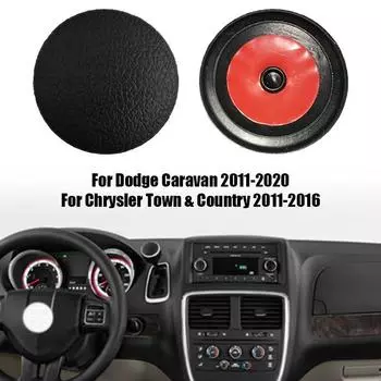 Колпачок ручки переключения передач автомобиля, тип ленты, подходит для Dodge Caravan/Chrysler Town & Country-2011-2020 чёрный