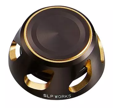 Колпачок ручки спиннинга Daiwa Slp Works 22 SLPW S черный/золотой