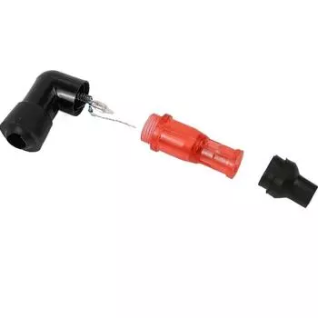 Колпачок свечи зажигания для мотоцикла, универсальный колпачок свечи зажигания для мотоцикла, 90-градусный мигающий колпачок свечи зажигания для мотоцикла синий