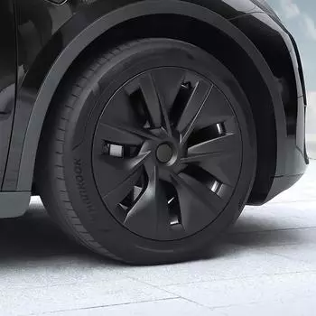 Колпак ступицы колеса автомобиля своими руками из углеродного волокна, декоративные автомобильные аксессуары, 19-дюймовый полный колпак ступицы для Tesla Model Y 2025 2025 2025 матовый черный