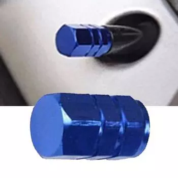 Колпаки для шин, безопасный высококачественный автомобильный декор, колпачки для шин, шестиугольные колпачки для клапанов, набор заглушек для автомобиля золотистый