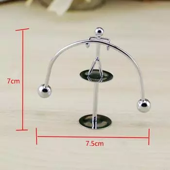 Колыбель-маятник Ньютона, креативный баланс, железный человек, шар, ремесла, орнамент, стакан, детский подарок, настольная игрушка, аксессуары для украшения дома Bipedal trumpet