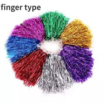 Команда поддержки с помпонами, мяч, руки для черлидинга, цветок, рукопожатие, игры для черлидинга, товары для праздника на день рождения, свадьбу handle type