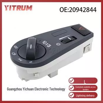 Комбинация выключателей противотуманных фар для автомобилей Volvo FH12, FM12, FM9 - 20942844. ABS plastic