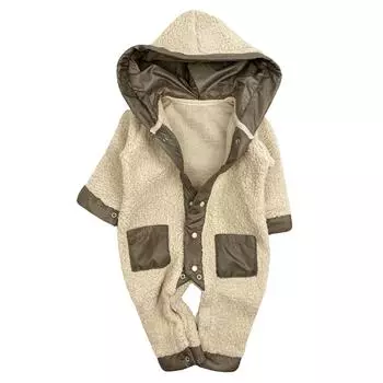 Комбинезон Artial Wool With Front Pocket Baby Outdoor Бежевый