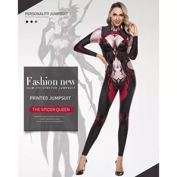 Комбинезон для косплея с цифровой печатью, костюм для выступлений, комбинезон Cos, боевой костюм L