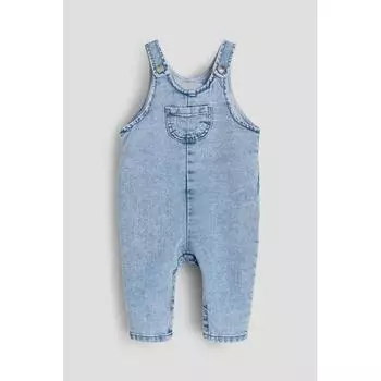 КОМБИНЕЗОН HM DENIM СВЕТЛО-ДЕНИМ СИНИЙ