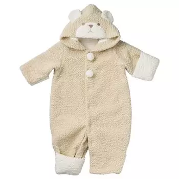 Комбинезон Komokomokuma Сделано в Японии [Baby Castle] 50-70 слоновая кость