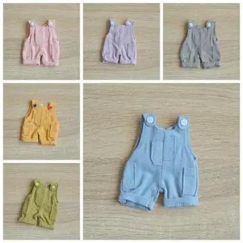 Комбинезон плюшевая кукольная одежда подтяжки плюшевая кукольная одежда хлопковые кукольные аксессуары фиолетовый