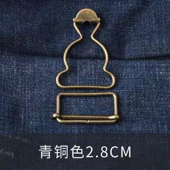 Комбинезон Пуговица Металлическая Тыквенная Пряжка Регулируемая Пряжка с Одним Словом Детские Джинсы Для Беременных Пряжка Для Одежды Bronze inner diameter 2.8cm