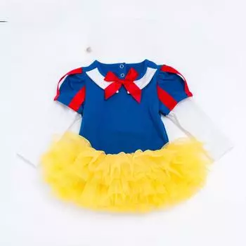 Комбинезон с длинными рукавами и пачкой для девочек - Одежда для детских дней рождения и праздников 80 (12-24 months)