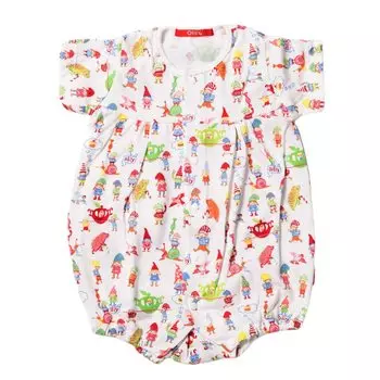 Комбинезон с коротким рукавом Детский комбинезон OB1504 Гном [Oi Lily] 70-80