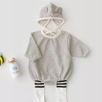 Комбинезон Salute Mini Line + комбинезон размера комплекта шляп (нет. 90), Шляпа (Свободно), лучшая детская одежда из Кореи