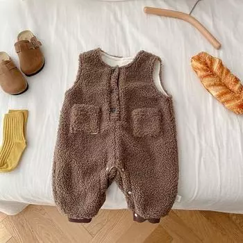Комбинезон Venese Baby Mini с карманами, размер 66, лучшая детская одежда в Корее
