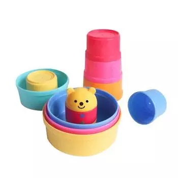 Комбинированная чашка на чашках Кубок медведя, штабелирующий корейские детские игрушки