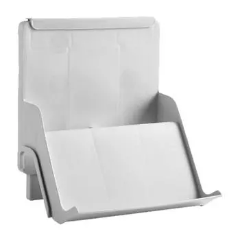 Комбинированная штабелируемая полка для обуви, экономящая место, сборная пластиковая многослойная штабелируемая полка для хранения обуви серый/белый