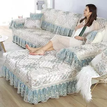 Комбинированная универсальная диванная подушка Four Seasons, нескользящий чехол для дивана, универсальный универсальный чехол, летний чехол 70*70cm