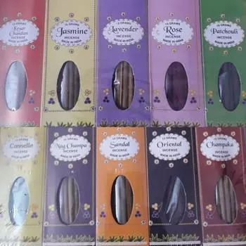 Комбинированная упаковка Dimraj из 10 ароматических палочек Agarbatti Beautiful Fragrances 15x10=150 грамм