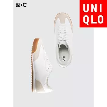 Комбинированные кроссовки Uniqlo Japan Suede 01 OFF WHITE/22.5