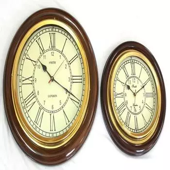 Комбинированные настенные часы в античном стиле