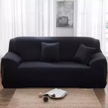 Комбинированный чехол для дивана из молочного шелка, однотонный простой чехол для одного дивана, универсальное полотенце для дивана, доступны четыре сезона 90-140cm
