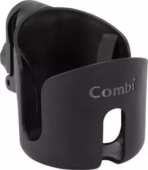 Комбинированный держатель для стакана черного цвета, для коляски чёрный