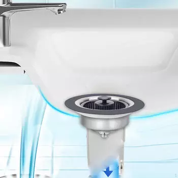 Комбинированный фильтр и пробка для кухонной мойки, пробка, легкий сменный слив для корзины