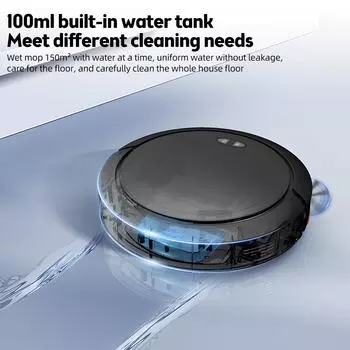 Комбинированный робот-пылесос и швабра Max 4000Pa, всасывание, Wi-Fi, управление через приложение, робот-пылесос с голосом AU Plug белый