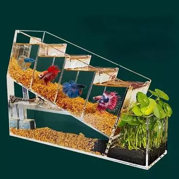 Комбинированный рядный аквариум Betta Fish Tank Multi-ge Moonlight Jellyfish Betta Fish Integrated Desktop Creative Home Eco Tank